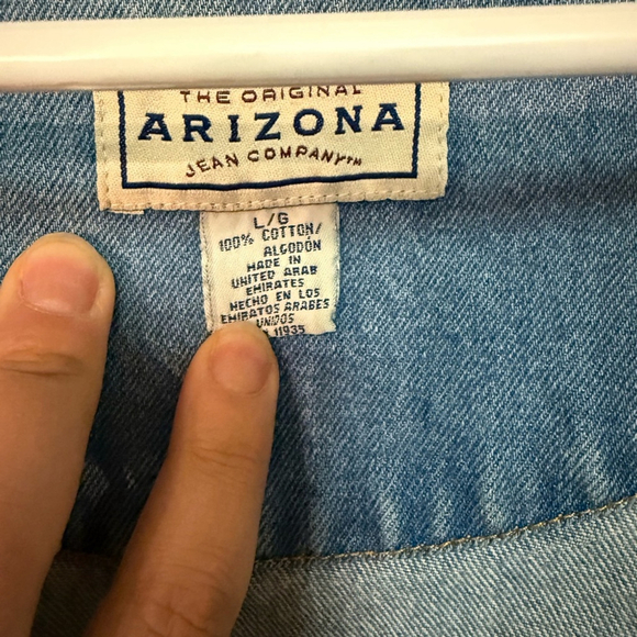 Vintage 90's Arizona Jeans geometric print vest size large - Picture 5 of 6